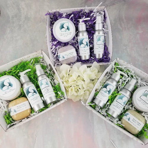 Bliss Citrus, Calm Lavender, Wild Ginger Spa Gift Boxes